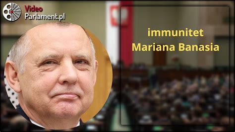 Immunitet Prezesa NIK Mariana Banasia YouTube