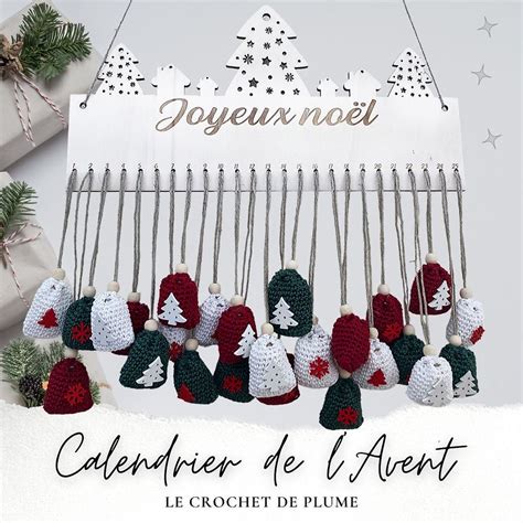 Calendrier De L Avent Pochon Au Crochet Le Crochet De Plume