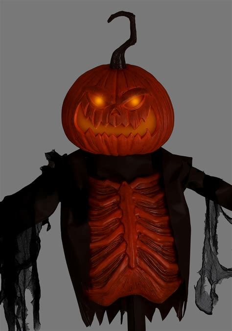 8FT Animated Giant Pumpkin Man Decoration