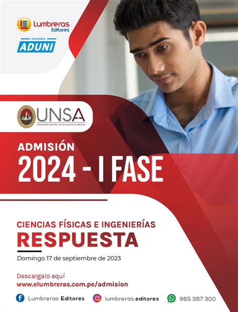 Admisión UNSA I Fase 2024 Lumbreras Editores