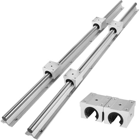 vevor linear rail  set sbr mm  linear rail guide  sbruu