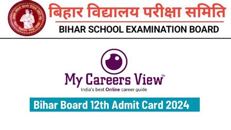 Bseb Inter Admit Card 2024 Out Bihar Board Class 12 Hall Ticket