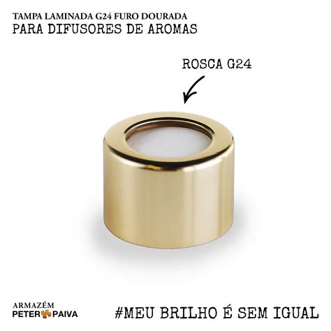 Tampa Laminada G24 Furo Dourada | Peter Paiva