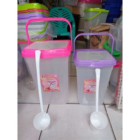 Jual Wadah Toples Es Buah Liter Gayung Kontainer Es Buah Lovenia