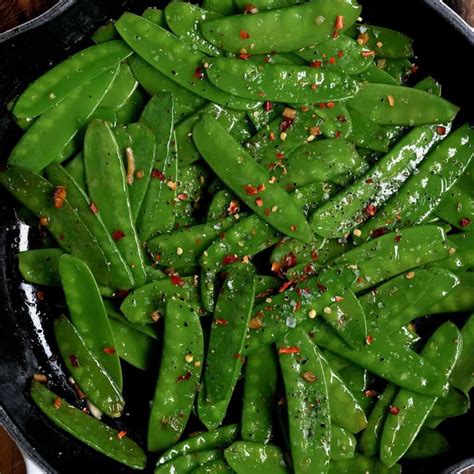 Quick And Easy Snow Peas Recipe Alphafoodie