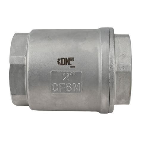 Клапан обратный пружинный DN.ru SCV316-6340 Ду50 Ру63 нержавеющая сталь ...