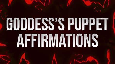 Goddess S Puppet Affirmations JOI Teen Porn XHamster