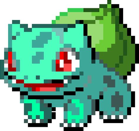 16 Bit Bulbasaur Pixel Art Pokemon Bulbasaur 1200x1200 Png Download
