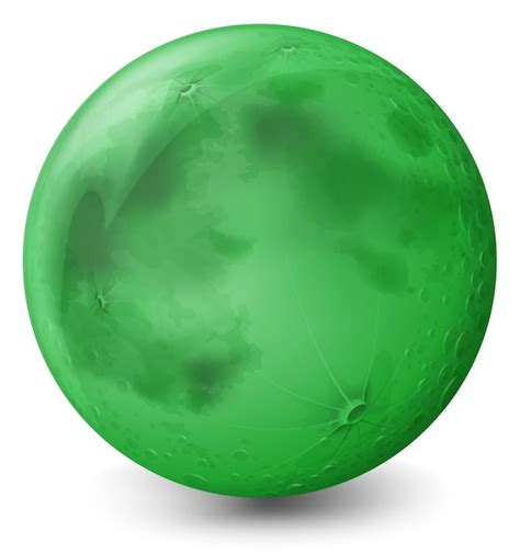 vector  green planet