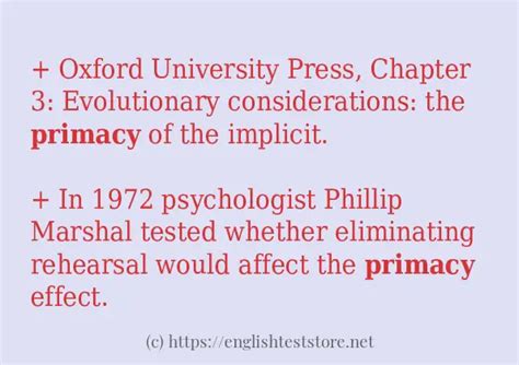 primacy   sentences englishteststore blog