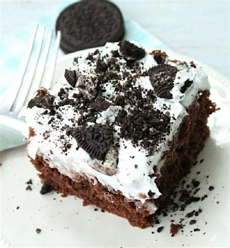 Oreo Pudding Poke Cake Big Green House