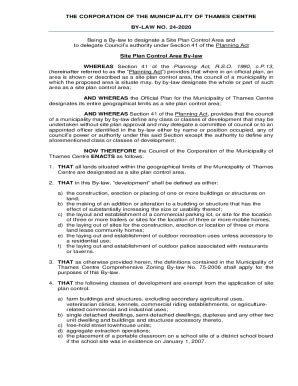 Fillable Online Instructions For Site Plan Approval Application