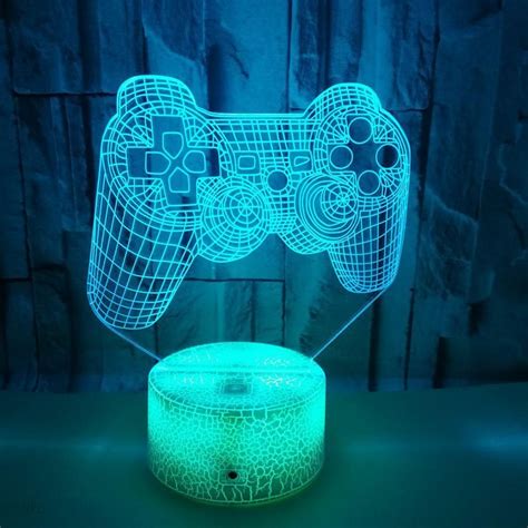 Lampka Nocna Gamepad 3D Led Usb Baterie Pilot Ceny I Opinie Ceneo Pl