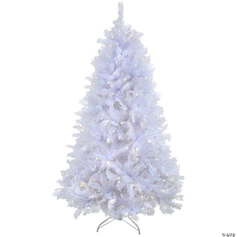 National Tree Company Ft Pre Lit Artificial Millville White Hinged