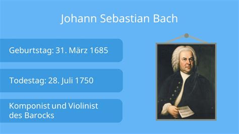 Johann Sebastian Bach: Leben und Werk - Einfaches Schreiben, einfaches ...