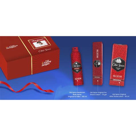 Old Spice Original Perfume Personal Grooming Corporate T Set For Men