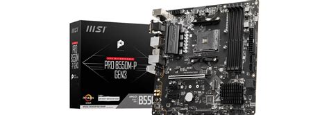 MSI PRO B550M-P GEN3 купить в Минске, цена
