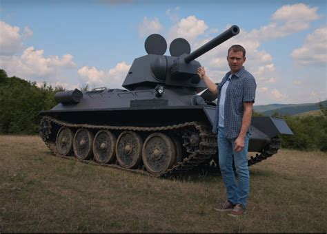 Танк Т-34 (ходовой макет) – Мастерская "Машины Победы"
