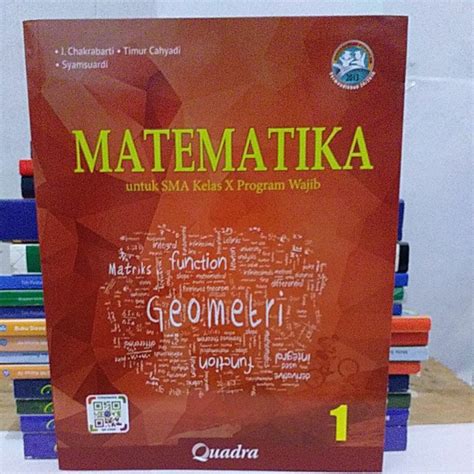 Jual Buku Matematika Wajib Untuk SMA Kelas X Quadra Indonesia Shopee