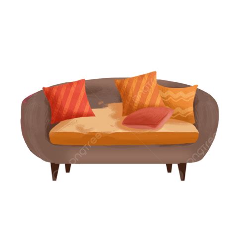 Hand Drawn Elements Hd Transparent Hand Drawn Cartoon Decorative Sofa