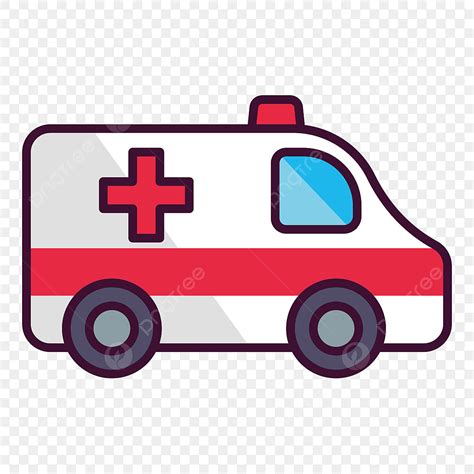 Ambulance Car Clipart Vector Ambulance Car Icon Design Illustration