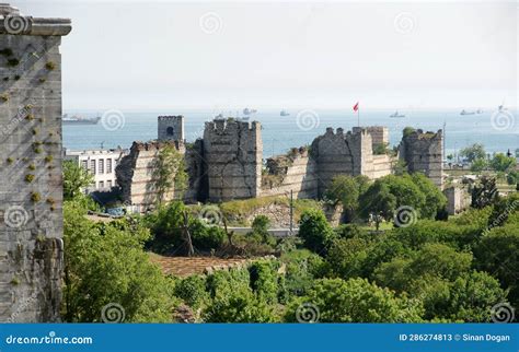 Yedikule Walls Stock Image Image Of History Fortification 286274813