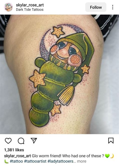 Glow Worm Tattoo En 2024 Tatuajes Tatuajes Mujeres Dibujos