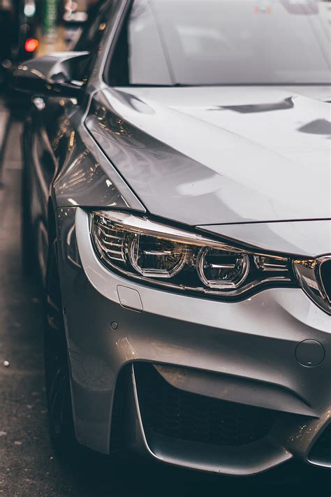 Car Gray Headlights Front View Hd Phone Wallpaper Peakpx