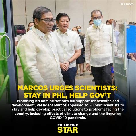 The Philippine Star On Twitter I Encourage Our Filipino Scientists