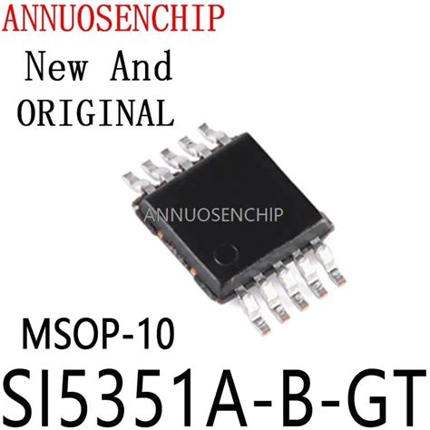 1PCS New and Original SI5351A MSOP-10 SI5351 MSOP10 SI5351A-B-GTR MSOP ...