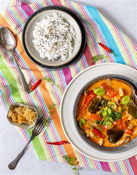 Panang Karry med kylling Panang Gai Lækker thai curry ret