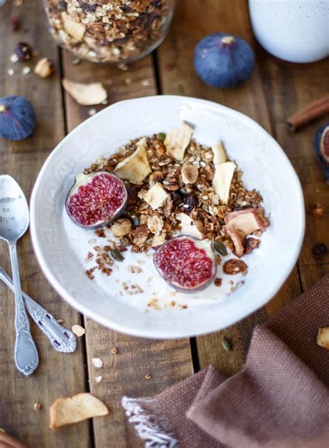 Granola aux pommes aux noisettes et à la cannelle Cuisine ta ligne