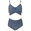 OMKAGI Women S High Waisted Bandage Bikini Set Wrap Two Piece Push Up Swimsuits Clothing