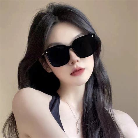 Mắt kính râm mát thời trang nữ nam phong cách Hàn Quốc siêu hit hot chống tia bức xạ bảo vệ mắt