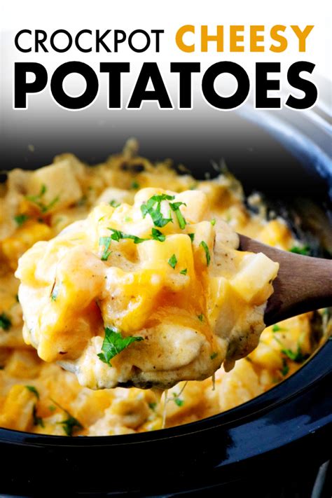 Cheesy Potatoes Crock Pot Recipe Recipes Spicy