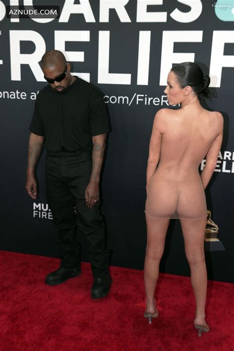 Bianca Censori Sexy And Nude Seen With Kanye West Showing Off Her