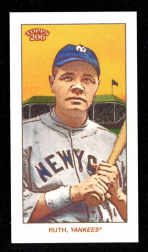 Babe Ruth 2020 Topps 206 Wave 1 Old Mill Back 33 Pristine Auction