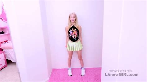 Blonde Teen Has Crush On Producer Fucks Him