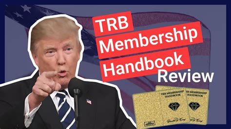 Trb Membership Handbook The Truth Trb Membership Handbook