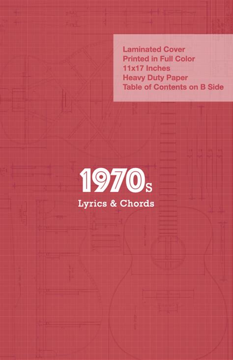 Songbook 1970s Make America Guitar Again