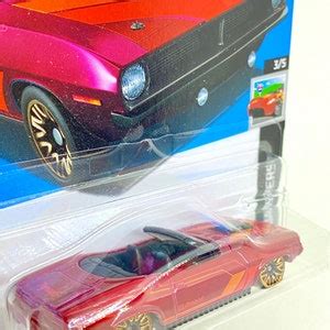 Plymouth Barracuda Red Colour Hot Wheels Hw Roadsters Etsy
