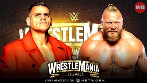 Zahar On Twitter Gunther Vs Brock Lesnar At Wrestlemania Would Be Huge