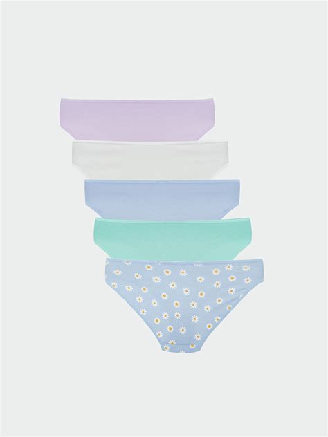 LC Waikiki Cvetne bikini gaćice pakovanje od 5 komada S51703Z8 LQS LC Waikiki