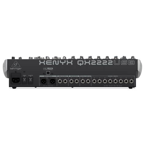 Behringer Xenyx QX2222USB : 22 Input Analog Mixer - Rock Solid Music