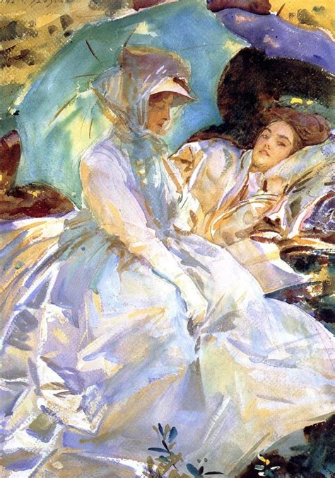 Джон Сингер Сарджент Симплон Чтение John Singer Sargent Singer