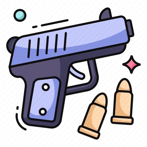 Gun Pistol Shooting Weapon Firearm Icon Download On Iconfinder