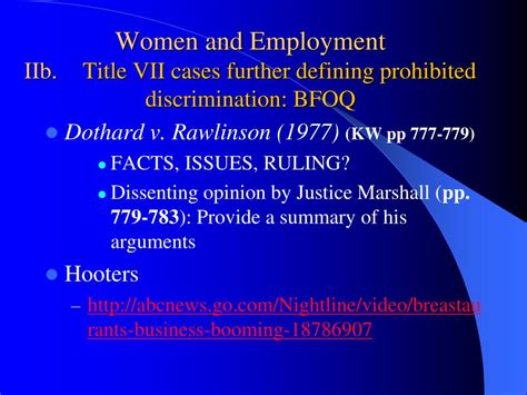 Ppt Constitutional Limits On Sex Based Discrimination Note Kw Kay West Text Bfw Blau