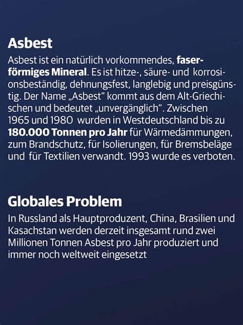 Wie Asbest die Lunge zerstört