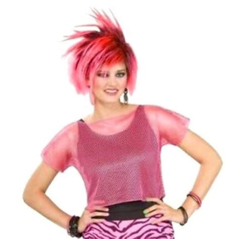 Forum Tops S Punk Hot Pink Fishnet Mesh Shirt Nwt Poshmark