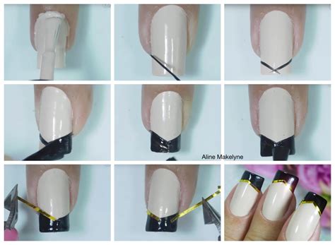 Unhas esmaltadas de nude decoração linda